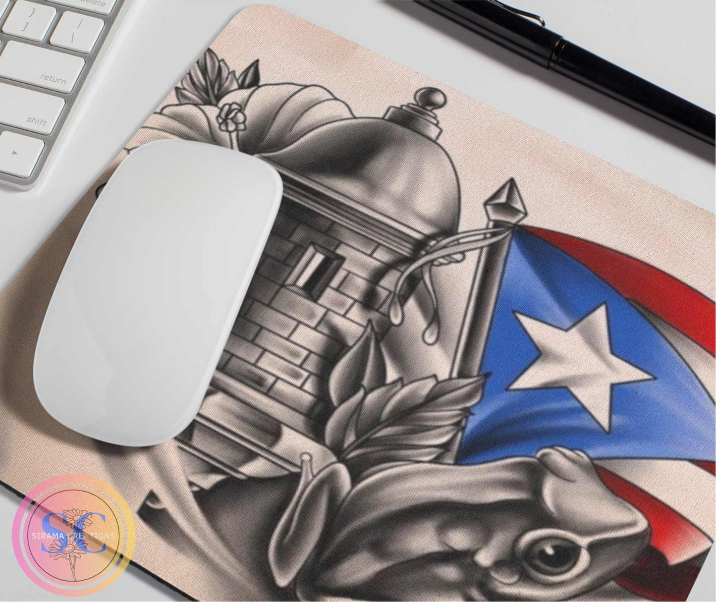 Puerto Rico Flag - Mouse Pad