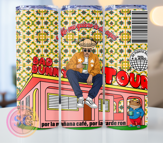 Bad Bunny " No Me Quiero Ir De Aqui" | Tumblers